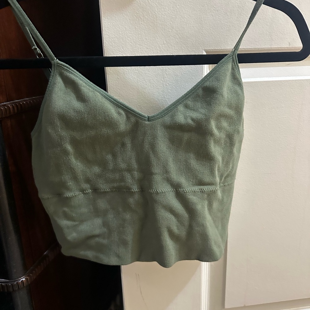 Olive green cami